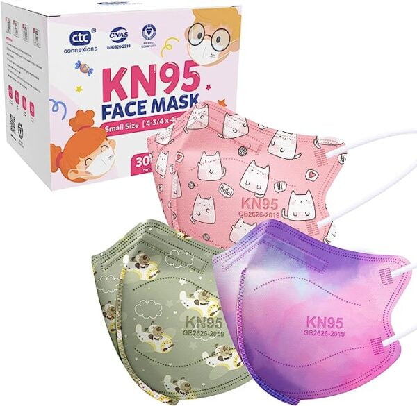 Ensure Safety with ctc connexions Kids KN95 Blue Masks